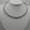 LARGE 21.29CT DIAMOND 18KT WHITE GOLD BAGUETTE ETERNITY CHANNEL TENNIS NECKLACE