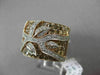 ESTATE LARGE 2.47CTW WHITE & FANCY DIAMOND 14KT ROSE GOLD 3D TREE OF LIFE RING