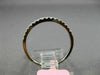 ESTATE .19CT DIAMOND 18KT WHITE GOLD 3D SEMI ETERNITY WEDDING ANNIVERSARY RING