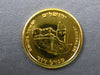 ESTATE 18KT YELLOW GOLD 3D ISRAELI JERUSALEM MENORAH COIN PERFECT GIFT!!! #27060