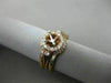 WIDE .33CT DIAMOND 14KT ROSE GOLD HALO STACKABLE SEMI MOUNT ENGAGEMENT RING SET