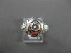 ANTIQUE LARGE .52CT ROUND DIAMOND 18K WHITE GOLD FILIGREE ENGAGEMENT RING #23334