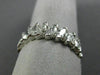 ESTATE 3.40CT DIAMOND 14K WHITE GOLD 3D MARQUISE ETERNITY ANNIVERSARY RING #1834