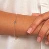 ESTATE SOLID 14KT ROSE GOLD 3D EVIL EYE LUCKY FUN ADJUSTABLE BRACELET