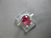 1.4CT DIAMOND & AAA PINK SAPPHIRE 14KT WHITE GOLD OVAL & ROUND ENGAGEMENT RING
