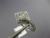 ESTATE .40CT DIAMOND 18KT WHITE GOLD MULTI ROW 3D BELT SNAKE RING