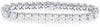 ESTATE 14.0CT DIAMOND 18KT WHITE GOLD ROUND 3D CLASSIC 4 PRONG TENNIS BRACELET