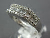 1.13CT DIAMOND 18KT WHITE GOLD 3D ROUND & BAGUETTE SEMI HEXAGON ANNIVERSARY RING