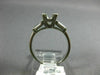 ANTIQUE .46CT BAGUETTE DIAMOND PLATINUM 3D 3 STONE SEMI MOUNT ENGAGEMENT RING