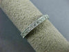 ESTATE .38CT DIAMOND 14KT WHITE GOLD 3D FILIGREE WEDDING ANNIVERSARY RING #25465