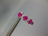 2.05CT DIAMOND & AAA RUBY 14KT WHITE GOLD OVAL & ROUND 4 STONE HANGING EARRINGS