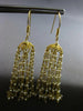 ANTIQUE LARGE AAA SOUTH SEA PEARL 18KT YELLOW GOLD 3D CHANDELIER EARRINGS #27554