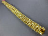 ESTATE EXTRA LARGE 25.71CT FANCY YELLOW DIAMOND 18KT YELLOW GOLD TENNIS BRACELET