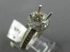 ESTATE .63CT DIAMOND 14K WHITE GOLD 9 STONE CHANEL WEDDING ANNIVERSARY RING 2419