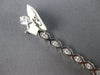 ESTATE 1.29CT DIAMOND 14KT WHITE GOLD 3D CLASSIC ROUND XO LOVE TENNIS BRACELET