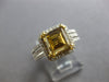WIDE 2.82CT WHITE & MOCHA DIAMOND 18KT 2 TONE GOLD PRINCESS & ROUND SQUARE RING
