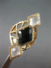 8.16CT DIAMOND & AAA BLUE TOPAZ & WHITE QUARTZ 14KT ROSE GOLD MULTI SHAPE RING