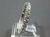 ESTATE .87CT DIAMOND 14K WHITE GOLD CLASSIC 2MM ETERNITY ANNIVERSARY RING #27033