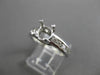 ESTATE .55CT DIAMOND 14KT WHITE GOLD LUCIDA SEMI MOUNT ENGAGEMENT RING #18223
