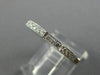 ANTIQUE .48CT DIAMOND 18K WHITE GOLD 3D FILIGREE WEDDING ANNIVERSARY RING #18635