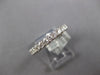 .87CT DIAMOND 18KT WHITE GOLD 3D 3MM COMFORT FIT 3/4TH ETERNITY ANNIVERSARY RING