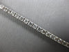 7.34CT SALT & PEPPER DIAMOND 14KT WHITE GOLD 3D ROUND ETERNITY TENNIS BRACELET