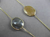ANTIQUE 20.0CT EXTRA FACET MULTI COLOR SAPPHIRE 14KT YELLOW GOLD LARIAT NECKLACE