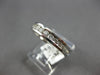 .60CT DIAMOND 14KT WHITE GOLD 3D CHANNEL SEMI ETERNITY WEDDING ANNIVERSARY RING