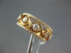 WIDE .68CT DIAMOND 18K ROSE GOLD 5 STONE INFINITY SEMI ETERNITY ANNIVERSARY RING