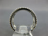 WIDE 1.05CT DIAMOND 18KT WHITE GOLD 3D OPEN FILIGREE ETERNITY ANNIVERSARY RING