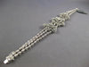 ESTATE LARGE 5.39CT DIAMOND 14KT WHITE GOLD CLUSTER MULTI FLOWER TENNIS BRACELET