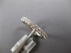 .87CT DIAMOND 18KT WHITE GOLD 3D 3MM COMFORT FIT 3/4TH ETERNITY ANNIVERSARY RING