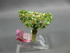 5.13CT DIAMOND & AAA PERIDOT & TSAVORITE 14K YELLOW GOLD 3D FILIGREE FLOWER RING