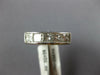 ESTATE WIDE 1.24CT DIAMOND 14KT WHITE GOLD 3D PRINCESS 5 STONE ANNIVERSARY RING