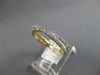 ESTATE .48CT DIAMOND 14KT YELLOW GOLD 3D CLASSIC CRISS CROSS INFINITY LOVE RING