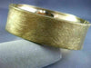 ESTATE LARGE 1.20CT DIAMOND 18KT YELLOW GOLD MATTE OVAL CLUSTER BANGLE BRACELET