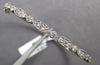 1.40CT DIAMOND 14K WHITE GOLD 3D ROUND & MARQUISE SHAPE FILIGREE BANGLE BRACELET