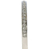 ESTATE .16CT DIAMOND 18KT WHITE GOLD CLASSIC 2MM SEMI ETERNITY ANNIVERSARY RING