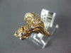LARGE .89CT DIAMOND & AAA RUBY 18KT WHITE & ROSE GOLD HANDCRAFTED HORSE FUN RING