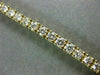ESTATE 6.50CT ROUND CUT DIAMOND 18KT YELLOW GOLD CLASSIC TENNIS BRACELET #21747