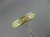 ESTATE WIDE 1.20CT DIAMOND 14KT YELLOW GOLD MILGRAIN ROPE ETERNITY WEDDING RING