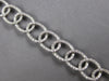 ESTATE WIDE 2.50CT DIAMOND 14KT WHITE GOLD ROUND OVAL LOVE KNOT TENNIS BRACELET