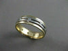 ESTATE DIAMOND 14K WHITE YELLOW GOLD MENS ETERNITY WEDDING BAND 6.5M RING #21510