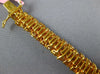 WIDE 28.14CT MULTI COLOR DIAMOND 18K YELLOW GOLD GRADUATING LOVE TENNIS BRACELET