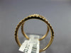 ESTATE WIDE .67CT DIAMOND 18KT ROSE GOLD 3D ZIG ZAG DOUBLE BAR FUN RING