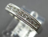 .25CT DIAMOND 14KT WHITE GOLD 3D ROUND FILIGREE CHANNEL WEDDING ANNIVERSARY RING