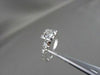 ESTATE 0.46CTW 18KT WHITE GOLD PAST PRESENT FUTURE DIAMOND RING ONE OF A KIND !!