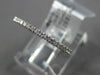 ESTATE .27CT DIAMOND 18KT WHITE GOLD 3D 1.5MM ETERNITY WEDDING ANNIVERSARY RING