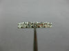 ESTATE .70 DIAMOND 14KT WHITE GOLD 3D 7 STONE CLASSIC WEDDING ANNIVERSARY RING