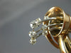ANTIQUE LARGE 7.0CT OLD MINE DIAMOND 14K WHITE & ROSE GOLD FLORAL BOW BROOCH 817